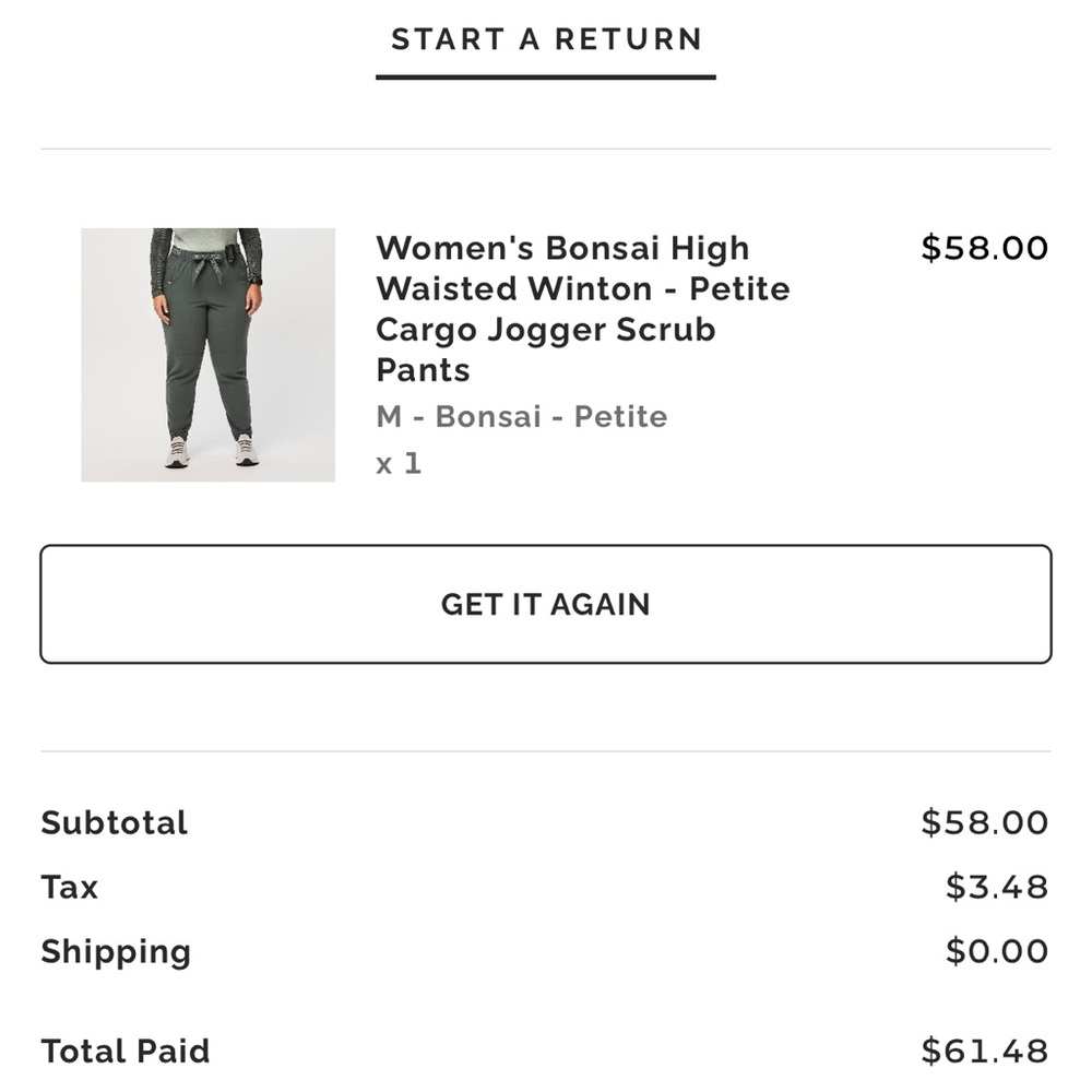 Women’s FIGS 💕 New style, CARGO, size medium Petite